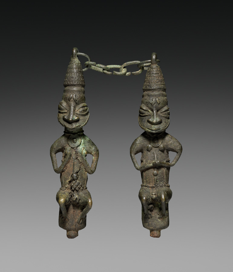 Pair of Ritual Staffs (ẹdan Ògbóni)
