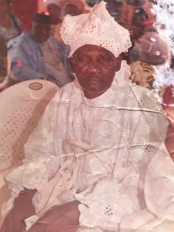 My Yoruba Maternal grandmother in her religion attire