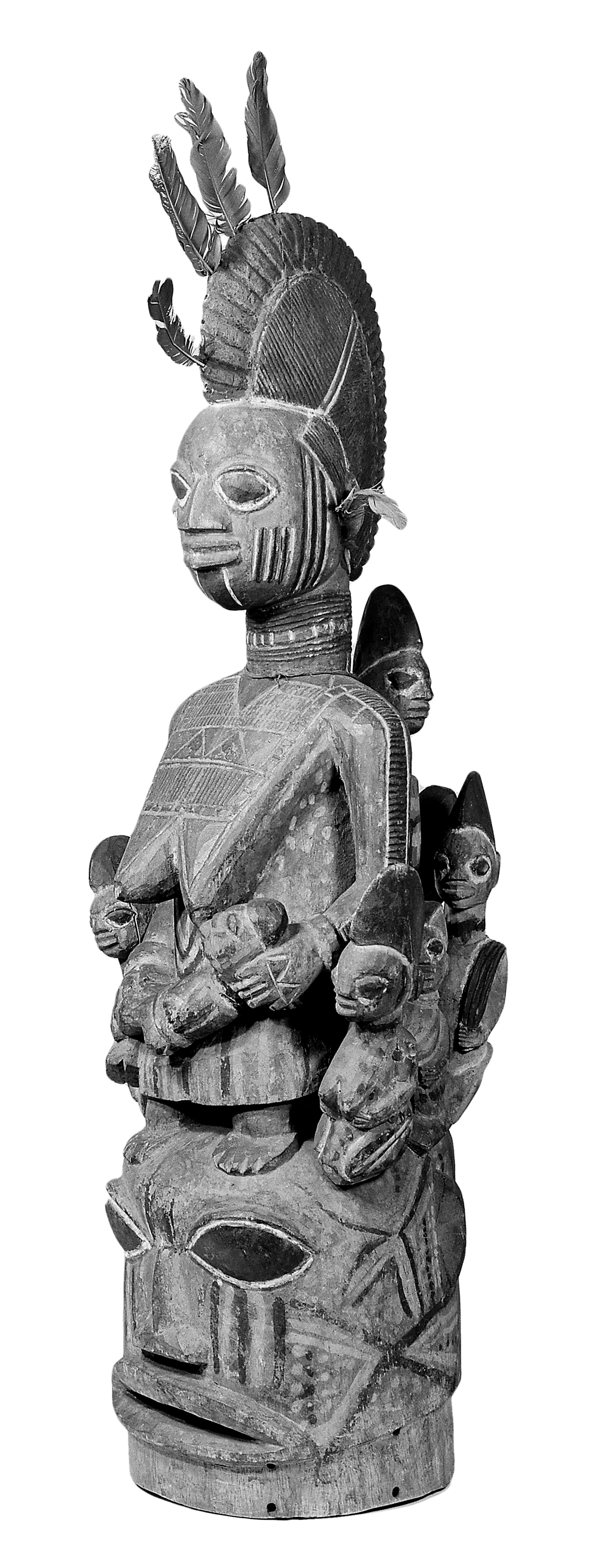 Head mask. Yuruba, Southern Nigeria, W